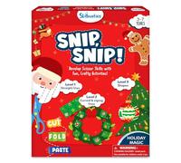 Skillmatics Scissor Skills Activity Book - Snip Snip, 25 Fun Cutting & Creative Activities for Preschoolers, 2 Child-Safe Scissors, Fine Motor Skills, Felt Craft Kit, Gifts for Kids Ages 3, 4, 5, 6, 7