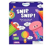 Skillmatics Scissor Skills Activity Book - Snip Snip, Easter Basket Stuffers, 25 Fun Cutting & Creative Activities for Preschoolers, 2 Child-Safe Scissors, Felt Craft Kit, Gift for Ages 3, 4, 5, 6, 7