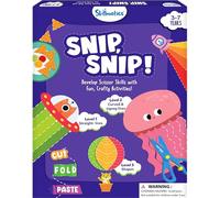 Skillmatics Scissor Skills Activity Book - Snip Snip, Stocking Stuffers, 25 Fun Cutting & Creative Activities, Fine Motor Skills, Felt Craft Kit, Christmas Gifts for Kids Ages 3, 4, 5, 6, 7