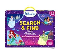 Skillmatics Search and Find Disney Princess Educational Game - Reusable Preschool Learning Activities, Perfect for Toddlers & Kids Who Love Toys, Art & Crafts, Gifts for Boys & Girls Ages 3, 4, 5, 6
