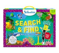 Skillmatics Search and Find - Preschool Learning Toy, Gift for Kids | Reusable Write and Wipe Mats, Activity Book, Back to School, Montessori Gifts for Students, Kids, Toddlers Ages 3, 4, 5, 6
