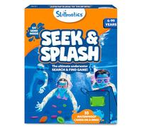 Skillmatics Seek & Splash, Pool Toys, Gem Hunt Diving Game, Gift for Kids | 64 Colourful Gems, Search & Find, Swimming Pool Fun, Outdoor Summer Activity for Boys & Girls Ages 6, 7, 8, 9, 10, 11 & Up