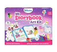 Skillmatics Storybook Art Kit - Unicorn & Princesses, Easter Basket Stuffers, Write & Create Fairytale Stories, Creative Activity for Girls & Boys,
