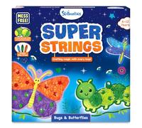 Skillmatics String Art Activity - Bugs & Butterflies, Mess-Free Art for Kids, Craft Kits & Supplies, DIY Decor & Creative Activity, Gifts for Girls & Boys Ages 6, 7, 8, 9, 10, 11, 12
