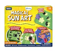 Skillmatics Sun Paper Art & Painting Kit for Kids - STEM Craft Activity with Stencils, Sunlight & Markers, Mess-Free Indoor Fun, Gift for Ages 4, 5, 6, 7, 8, 9, 10, 11, 12