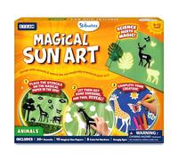 Skillmatics Sun Paper Art & Painting Kit for Kids - STEM Craft Activity with Stencils, Sunlight & Markers, Mess-Free Indoor Fun, Gift for Ages 4, 5, 6, 7, 8, 9, 10, 11, 12
