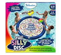 Skillmatics The Silly Disc - Fast-Paced Inflatable Pool Party Game for Kids, Teens and Families, Swimming Pool Toy for Summer Fun, Funny Spot and Shout Game, Gifts for Ages 8, 9,10 & Up, 2-8 Players