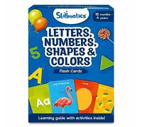 Skillmatics Thick Flash Cards for Toddlers - Letters, Numbers, Shapes & Colors, Easter Basket Stuffers, Montessori Toys, Preschool Learning Activities & Aids, Gift for Kids Ages 1, 2, 3, 4 Years