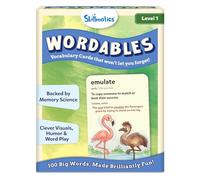 Skillmatics Vocabulary Flash Cards for Kids - Learn 100 Words with Wordplay, Visuals, & Soundplay, Easter Basket Stuffers, Educational Gift for Ages 8, 9, 10 & Up, Screen-Free Language Game