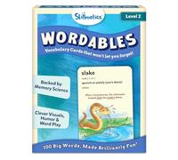 Skillmatics Vocabulary Flash Cards for Kids - Learn 100 Words with Wordplay, Visuals & Soundplay, Educational Gift for Ages 10, 11, 12, & Up, Screen-Free Language Game