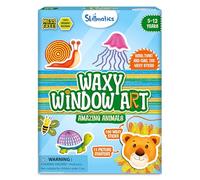 Skillmatics Waxy Window Art - Reusable 100% Organic Beeswax Craft Kit