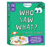 Skillmatics Who Saw What? in 60 Seconds - Memory Card & Board Game for Kids