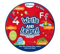 Skillmatics Write & Learn Cards for Toddlers - Letters, Numbers, Patterns & Shapes, Preschool Learning, Reusable, Gifts for Kids Ages 3, 4, 5, 6