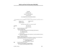Skills and Post-16 Education Bill Fourth Marshalled List of Amendments to be moved in Committee of the Whole House (House of Lords) HLB 5 IV Rev