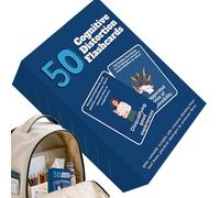 Skills Card | Mental Health Counseling Card Deck,50-Sheet Educational Mental Health Tool, Mindful Practice Flashcard for Teens Adults Children Women Men
