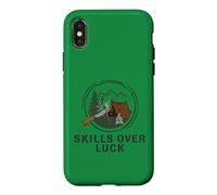 Skills Over Luck Bushcraft Survival Ferro Rod Case for iPhone X/XS