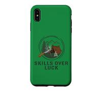 Skills Over Luck Bushcraft Survival Ferro Rod Case for iPhone XS Max