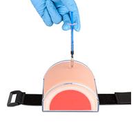 Skillssist IM,SQ Injection Practice Pad Model with Skin, Subcutaneous Tissue and Muscle Layer for Nurse and Medical Student Training, Wearable Design