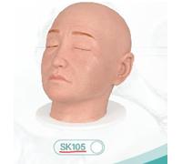 Skillssist Injection Face Training Model, Silicone Mannequin Face for Injection Training,Cosmetic Injection Model for Micro-Plastic Surgery Display,Practice Model for Students and Beauticians