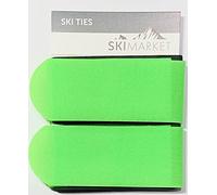 SkiMarket Ski Ties - Jumbo Pair Of Ski Ties 7 Amazing Colours (Green)