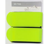 SkiMarket Ski Ties - Jumbo Pair Of Ski Ties 7 Amazing Colours (Yellow)