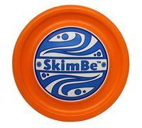 SkimBe Disc Snow & Winter Toy - Skips, Skims, Slides & Jumps on Snow, Ice, Water & Grass - Fun Outdoor Winter Game for Kids, Adults & Families (Orange)