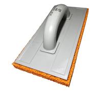 Skimflex Medium Texture Sponge Float - 240×280mm Plastering Float with StayDry Comfort Grip for Skim, Render & Finishing