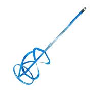 Skimflex Mixing Paddle - Paddle Mixer, Mixing Paddle for Drill, M14 Mixer Paddle for Plaster, Mortar, Paint, Cement - Dual Helix, Powder-Coated, Anti-Rust, 160mm (6") Tool Attachment