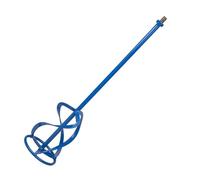 Skimflex Mixing Paddle - Paddle Mixer, Mixing Paddle for Drill, M14 Mixer Paddle for Plaster, Mortar, Paint, Cement - Dual Helix, Powder-Coated, Anti-Rust, 120mm (4") Tool Attachment