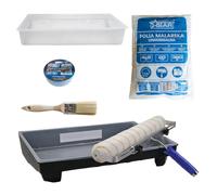 Skimflex Paint Roller Set, 500mm Wide Roller Kit, Adjustable Frame, Professional Brush 38mm, Decorating Kit