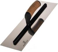 Skimflex Plastering Trowel 16" Stainless Steel Finishing Tool With Cork Handle For Plaster, Render & Cement
