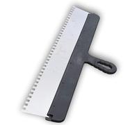 Skimflex Serrated Spatula for Monocouche & Adhesive - 8mm notches 24" (600mm) Stainless Steel Notched Blade - Rendering Tool for Base Coats, Levelling & Removing Air Pockets