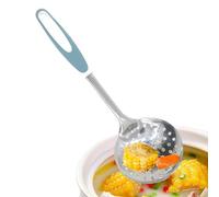 Skimmer Slotted Spoon - Skimmer for Kitchen Slotted Spoon | Stainless Steel Skimmer Strainer | Large Capacity Cooking Tool for French Fries, Wonton,