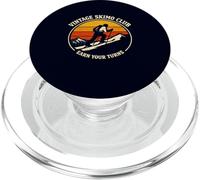 Skimo Vintage Skimo Club Earn Your Turns Uphill PopSockets PopGrip for MagSafe