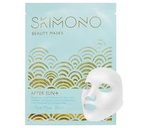 Skimono After Sun Moisturising Face Mask (1 Pack) Bio-Cellulose Cooling Face Mask with Aloe Vera, Hydrating Sheet Mask for Sun Recovery