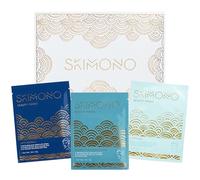 Skimono Feel Fabulous Facials Set -3x Bio-Cellulose Face Masks, Hydrating & Moisturising Collagen Skincare for Women, Complete Set for Gifting