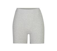 Skims Cotton-rib Boxer Shorts - Light Grey - XL (UK16 / XL)