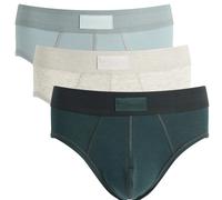 SKIMS Men's Cotton Brief 3-Pack Verdant Multi