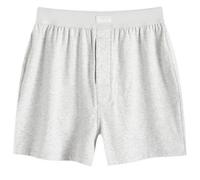 SKIMS Women's Boyfriend Loose Boxer Light Heather Grey