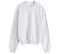 SKIMS Women's Cotton Fleece Classic Crew Sweatshirt Light Heather Grey