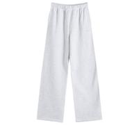 SKIMS Women's Cotton Fleece Classic Straight Leg Pant Light Heather Grey