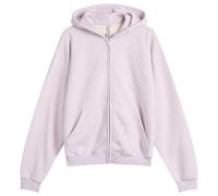 SKIMS Women's Cotton Fleece Classic Zip Up Hoodie Purple Heather