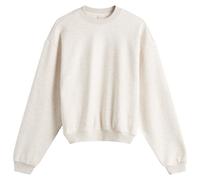SKIMS Women's Cotton Fleece Crewneck Oatmeal Healther