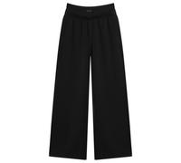 SKIMS Women's Cotton Fleece Exposed Boxer Wide Leg Pants Onyx