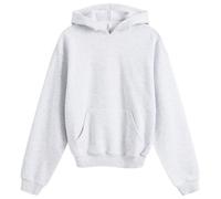 SKIMS Women's Cotton Fleece Pullover Hoodie Light Heather Grey 2XS