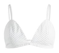 SKIMS Women's Cotton Poplin Bralette Zen Blue Stripe Medium