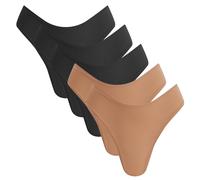 SKIMS Women's Fits Everybody Bundle Thong 5 Pack Sienna/Onyx