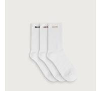 SKIMS Women's Ribbed Crew Sock - 3-Pack Multi Medium