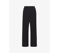 Skims Womens Skims Boyfriend Relaxed-Fit Stretch-Woven Trousers Onyx S
