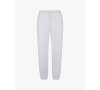 Skims Womens Skims Elasticated-Waist Fleece Jogging Bottoms Light Heather Grey XS